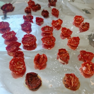 ミニトマトで作る簡単ドライトマト